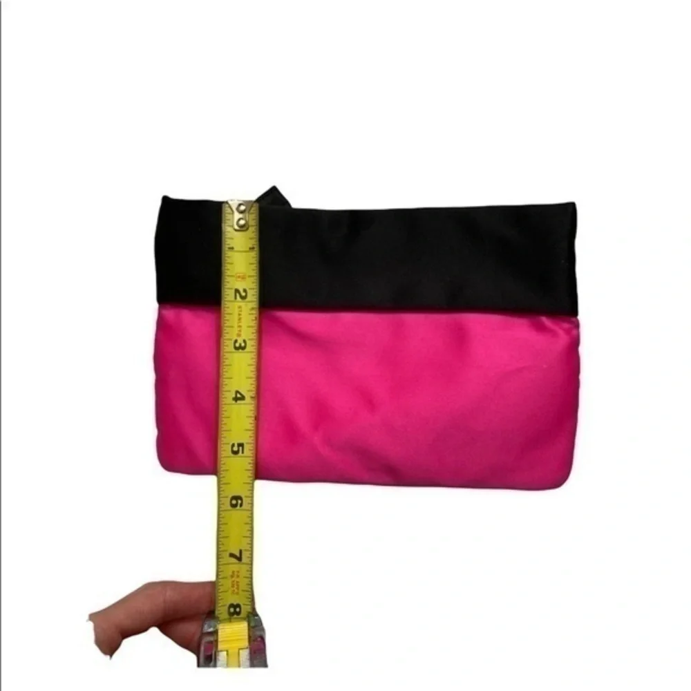 Prada perfums pink black makeup cosmetic bag